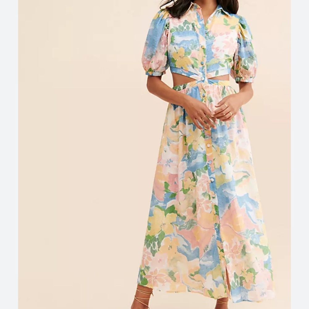 Free People Girl & The Sun Kylo Maxi Dress